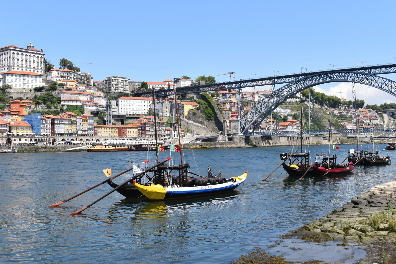 Café terrace on a street in Cedofeita, Porto