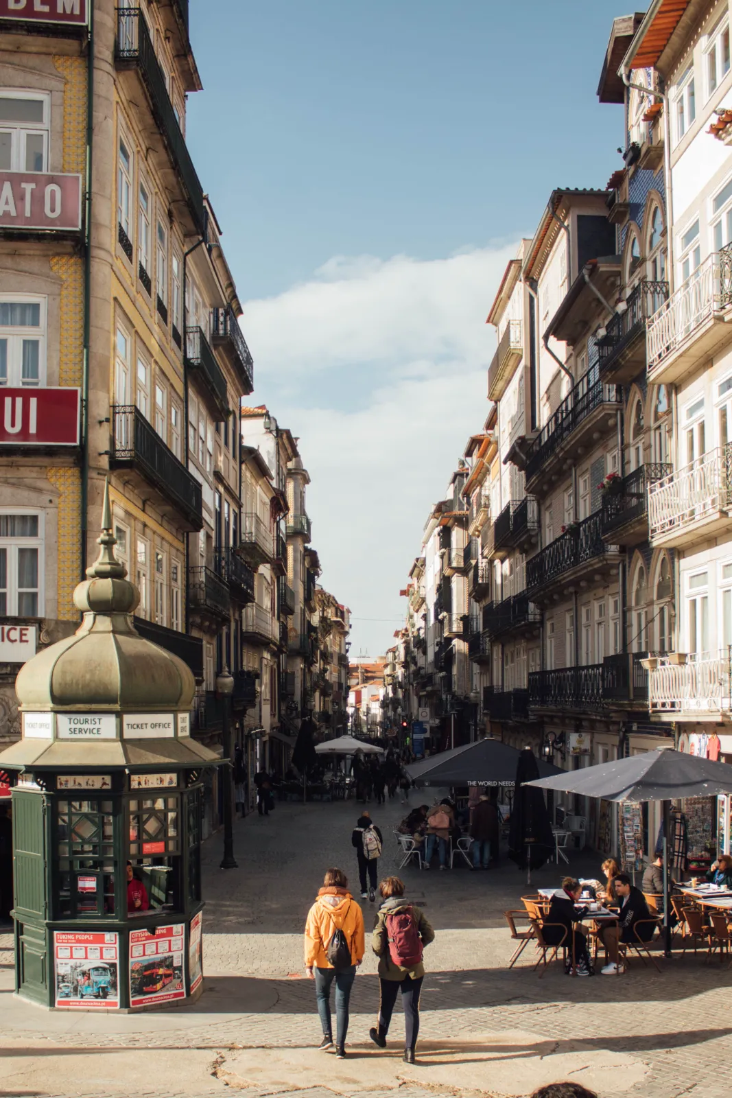 Modern apartment buildings on Avenida da Boavista, Porto